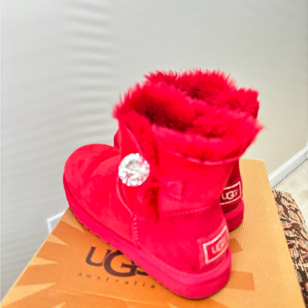 Mini Bailey Button Bling Ugg Boots - image 5